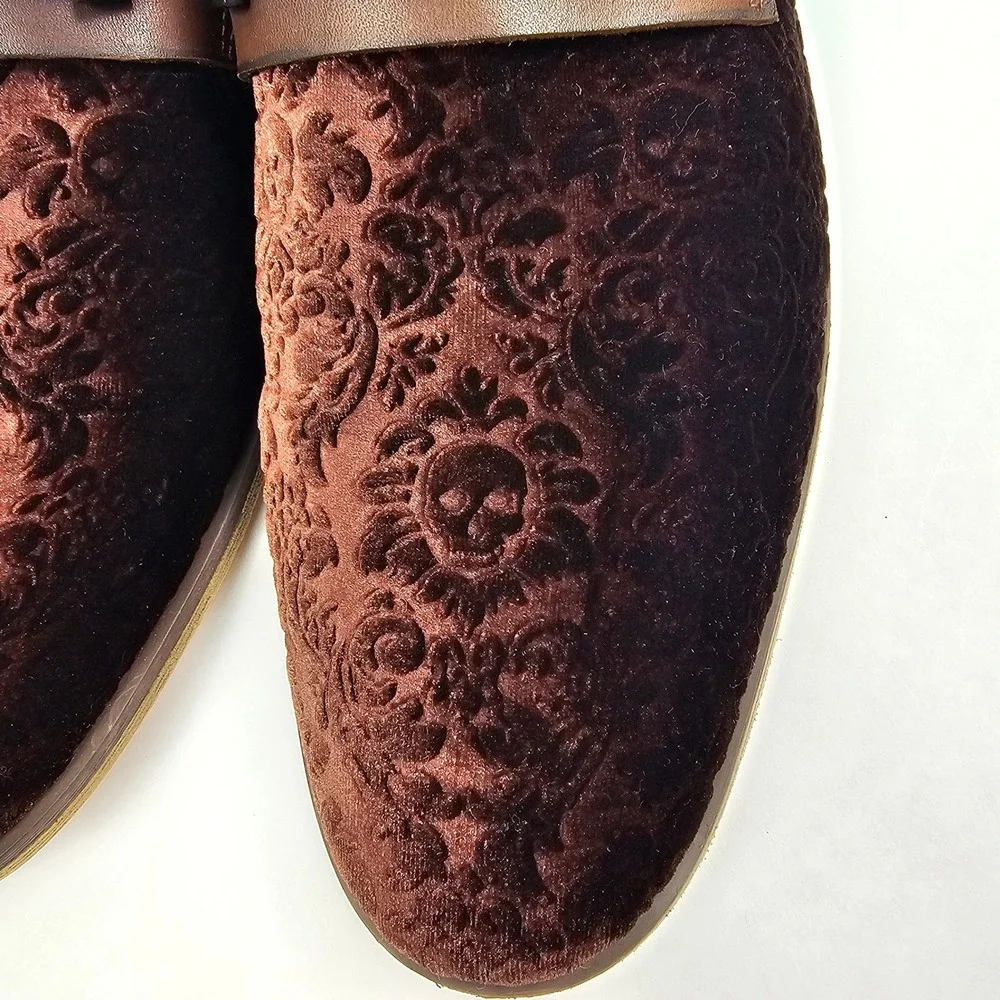 Robert Graham Jozo RG5598S Mens Brown Loafers & Slip Ons Casual Shoes 9.5 R:$268